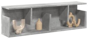 Półka ścienna, 100x20x30 cm, szarość betonu