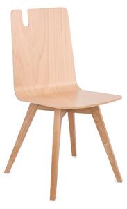 Krzesło Falun wood, drewniane, w skandynawskiej stylistyce, proste, nowoczesne, minimalistyczne, do jadalni, łatwe w czyszczeniu