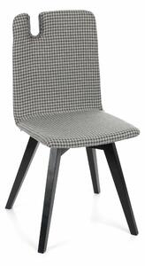 Krzesło Falun, lekkie, wygodne, tapicerowane, do jadalni, w skandynawskiej stylistyce, minimalistyczne, proste, nietuzinkowe