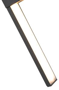 Zewnetrzna Nowoczesny Kinkiet / Lampa scienna zewnętrzny czarny z diodą LED IP54 - Jamal Oswietlenie zewnetrzne