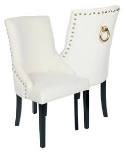 Krzesło Alexis 3, pinezki i kołatka, klasyczne, ozdobne, eleganckie, stylowe, wygodne, do klasycznych wnętrz, do jadalni