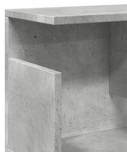 Półka ścienna, 100x20x30 cm, szarość betonu