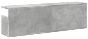 Półka ścienna, 100x20x30 cm, szarość betonu