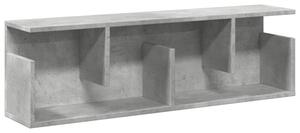 Półka ścienna, 100x20x30 cm, szarość betonu
