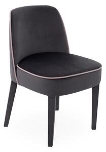 Krzesło Chelsea Plus, tapicerowane, wygodne, z lamówką, eleganckie, do salonu, do restauracji, do biur architektonicznych
