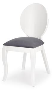 Krzesło tapicerowane Verdi, krzesło białe