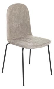 Krzesło Malmo Steel, tapicerowane, na metalowych nóżkach, w stylu skandynawskim, wygodne, do jadalni, do kawiarni, do hotelu