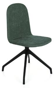 -10% z kodem HALL10 - Krzesło Malmo Cross, w stylu skandynawskim, tapicerowane, obrotowe, do biurka, do salonu, nowoczesne
