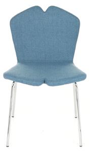 Krzesło X Steel, tapicerowane, na metalowych nóżkach, do jadalni, do kawiarni, wygodne, w stylu skandynawskim