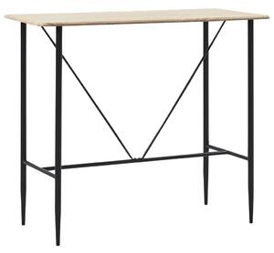 Stolik barowy, kolor dębowy, 120 x 60 x 110 cm, MDF