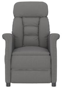 Fotel relaksacyjny ciemnoszary ciemno szary 70.5 x 96.5 x 95 cm