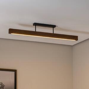 TK Lighting Lampa sufitowa LED Teo, drewno orzechowe, 96 cm, 3000 K