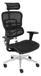 Fotel biurowy Ergohuman Basic BS KMD31 - ergonomiczny, obrotowy, wygodny dla kręgosłupa, designerski, z zagłówkiem
