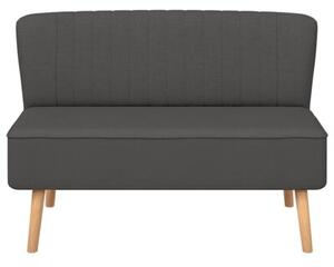 Sofa, 117x55,5x77 cm, ciemnoszara, tkanina
