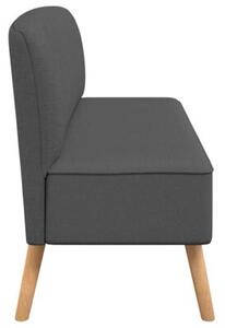 Sofa, 117x55,5x77 cm, ciemnoszara, tkanina