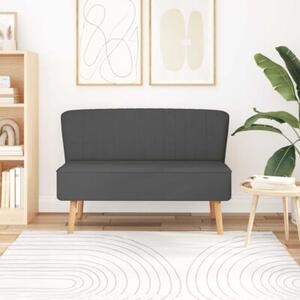 Sofa, 117x55,5x77 cm, ciemnoszara, tkanina