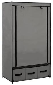 Szara składana materiałowa szafa P1-M56
