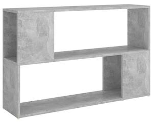 Regał na książki, betonowy szary, 100x24x63 cm