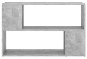 Regał na książki, betonowy szary, 100x24x63 cm