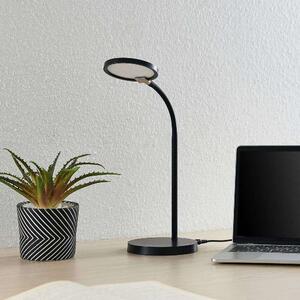 Lindby - Binera LED Lampa Stołowa 3-Step Black Lindby