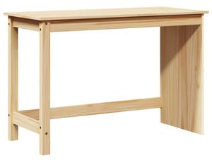 Biurko brÄ zowy 112 x 50 x 75 cm lite drewno sosnowe