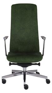 Fotel Smart AL1 - elegancki fotel biurowy ze stylowymi podłokietnikami. Idealny dla wysokich osób. Tapicerowany wysokiej jakości tkaninami