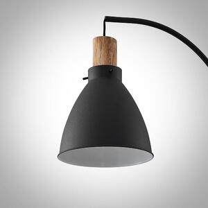 Lindby - Trebale Lampa Podłogowa Black/Light Wood Lindby