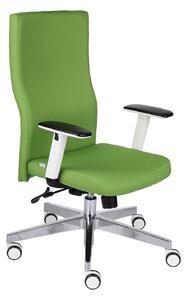 Krzesło Team Plus W Chrome - fotel biurowy, obrotowy, tapicerowany, wygodny