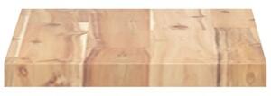 Półki ścienne, 4 szt., 60x20x2 cm, surowe lite drewno akacjowe