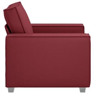 Sofa czerwone wino 99 x 78 x 84 cm tkanina