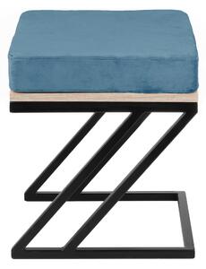 Stolik ławka Linda Z, ławka do salonu, pufa do przedpokoju, pufa ze stolikiem, puf, loftowa, minimalistyczna, z poduszką