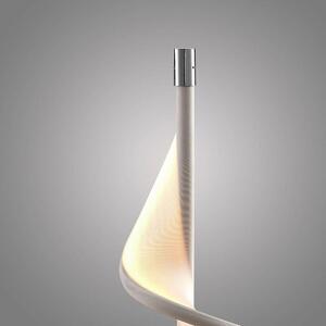 Lucande - Edano LED Lampa Stołowa White/Chrome