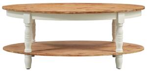 Stolik kawowy, 102 x 62,5 x 42 cm, lite drewno akacjowe