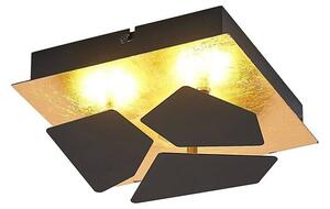 Lindby - Sorea LED Lampa Sufitowa Black/Gold Lindby