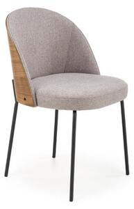 Krzesło do jadalni K451, krzesło skandynawskie, drewniane, tapicerowane