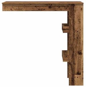 Ścienny stolik barowy, stare drewno, 102x45x103,5 cm