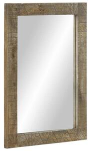 Lustro łazienkowe 50x2,5x70 cm drewno lite mango