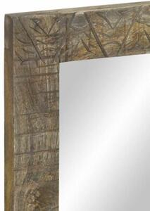 Lustro łazienkowe 50x2,5x70 cm drewno lite mango