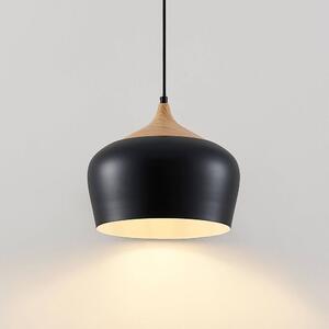 Lindby - Vilsera Lampa Wisząca Light Wood/Black Lindby