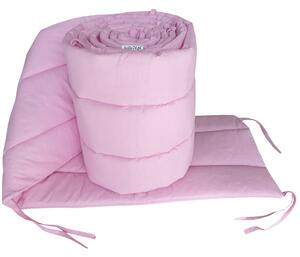 Ochraniacz różowy do dziecięcego łóżeczka
