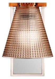 Kartell - Light Air Lampa Ścienna Rzeźbiona Bursztynowa