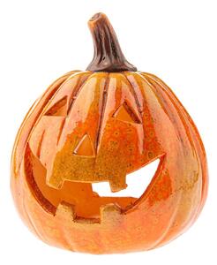 Ceramiczny świecznik z motywem Halloween Pumpkin – Dakls