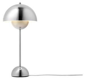 &Tradition - Flowerpot VP3 Lampa Stołowa Chrome-Plated &Tradition