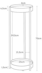 Metalowy kwietnik (wysokość 70 cm) Tower – YAMAZAKI