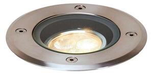 Lucande - Jos Round Reflektor Sufitowy Wpuszczany IP67 Steel Lucande
