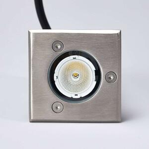 Lucande - Kenan LED Reflektor Sufitowy Wpuszczany Steel