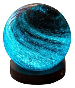 Ciemnobrązowa/w ciemnym naturalnym kolorze dekoracja świetlna na USB ø 8 cm Stellar Ocean – Gingko