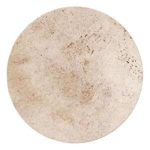 &Tradition - Plate SC55 Unfilled Travertine &Tradition
