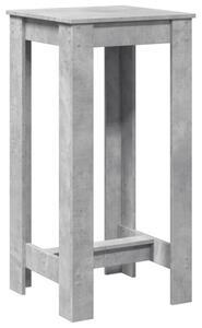 Stolik barowy, szarość betonu, 51x50x103,5 cm