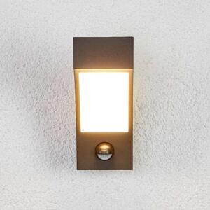 Lucande - Lennik LED Ogrodowe Lampa Ścienna w/Sensor Graphite Lucande